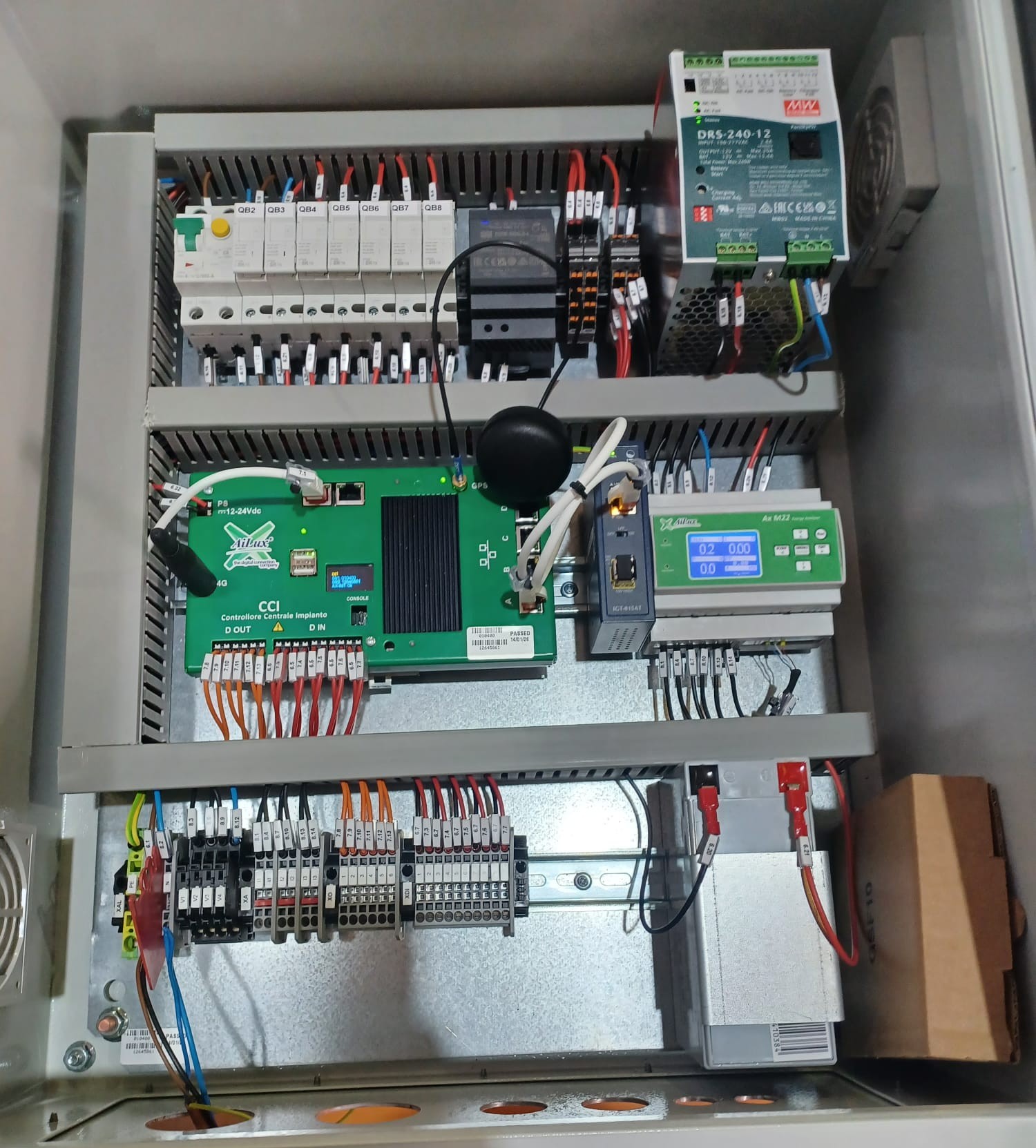 ingegneria e fornitura in opera di quadri CCI